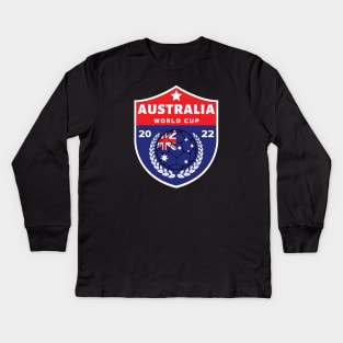 Australia Football Kids Long Sleeve T-Shirt